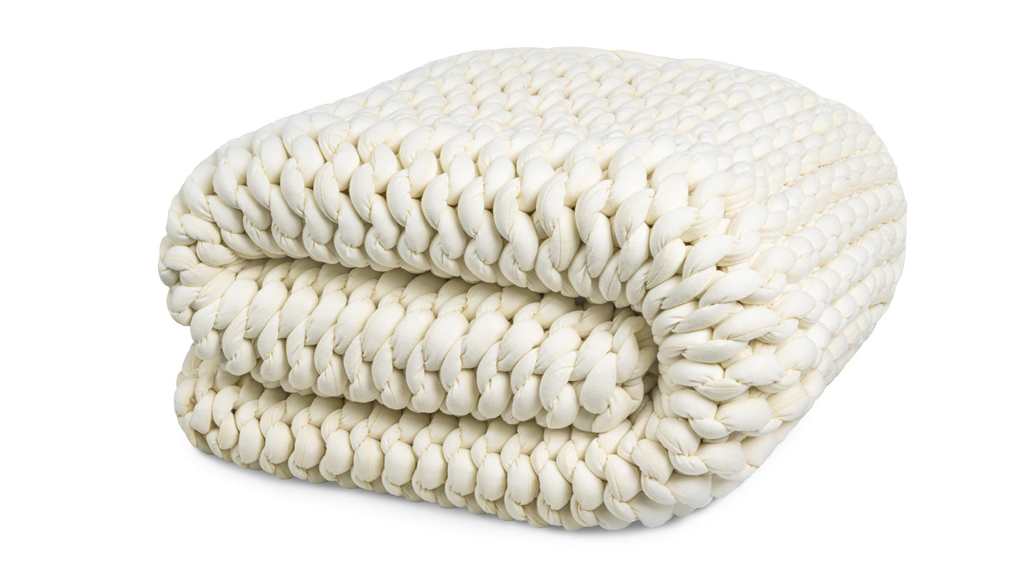 Chunky Knit Weighted Blanket image 4